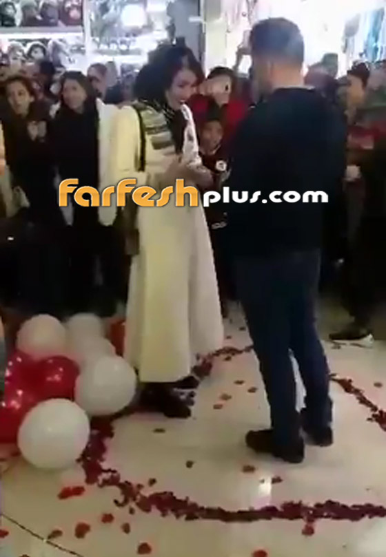 القبض على شاب وفتاة بسبب عرض زواج علني بمركز تجاري في إيران! صورة رقم 1