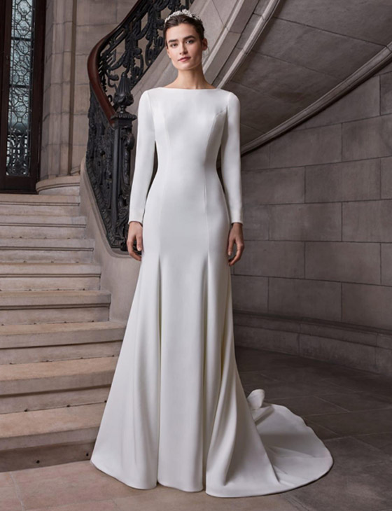 تصاميم فساتين زفاف عام 2020 تظهر تأثير ميغان ماركل القوي صورة رقم 6