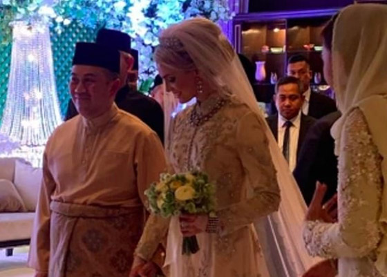 زفاف أسطوري لولي العهد الماليزي على حسناء سويدية.. صور صورة رقم 1