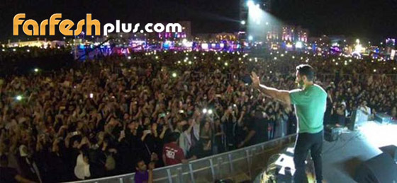 تامر حسني في حفل كسر كل المقاييس في السعودية.. فيديو وصور صورة رقم 5