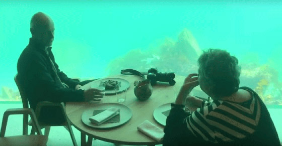 بالفيديو والصور: مطعم مدهش أسفل سطح البحر صورة رقم 3