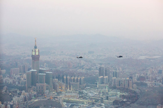 مكة المكرمة من السماء في صور خاصة لطائرات الأمن السعودي صورة رقم 7