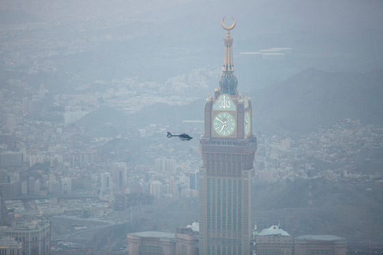 مكة المكرمة من السماء في صور خاصة لطائرات الأمن السعودي صورة رقم 4