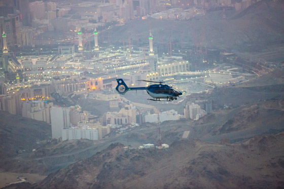 مكة المكرمة من السماء في صور خاصة لطائرات الأمن السعودي صورة رقم 2