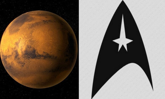 بالفيديو والصور: شعار مسلسل ستار تريك الفضائي على المريخ!! صورة رقم 6