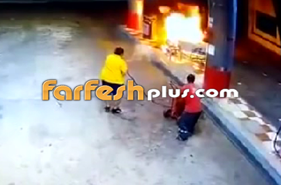 بالفيديو: المرزوقي بطل سعودي ينقذ حياة العشرات من حريق بمحطة وقود صورة رقم 6