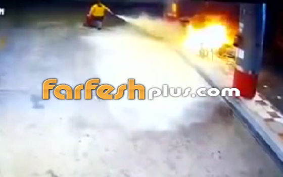 بالفيديو: المرزوقي بطل سعودي ينقذ حياة العشرات من حريق بمحطة وقود صورة رقم 9