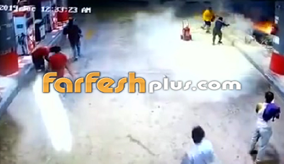 بالفيديو: المرزوقي بطل سعودي ينقذ حياة العشرات من حريق بمحطة وقود صورة رقم 11