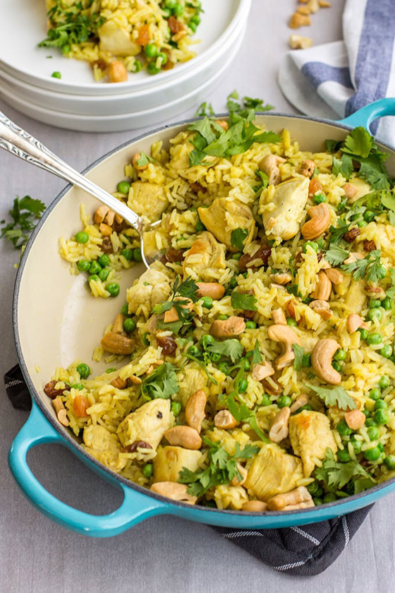 وجبة مميزة من مطبخ فرفش: الأرز الهندي بالدجاج والكاري والكاجو  صورة رقم 3