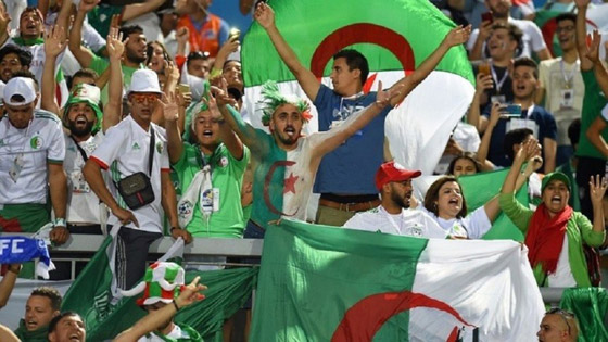  صورة رقم 7 -  فيديو وصور: كيف احتفل الجمهور المغربي والجزائري بالفوز في كأس افريقيا؟