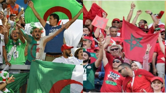  صورة رقم 1 -  فيديو وصور: كيف احتفل الجمهور المغربي والجزائري بالفوز في كأس افريقيا؟