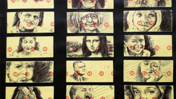 صور: رسام مصري يحوّل تذاكر المترو إلى لوحات فنية مذهلة صورة رقم 1