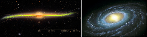 بالفيديو والصور: شاهدوا الشكل الحقيقي لمجرتنا مجرة درب التبانة! صورة رقم 3