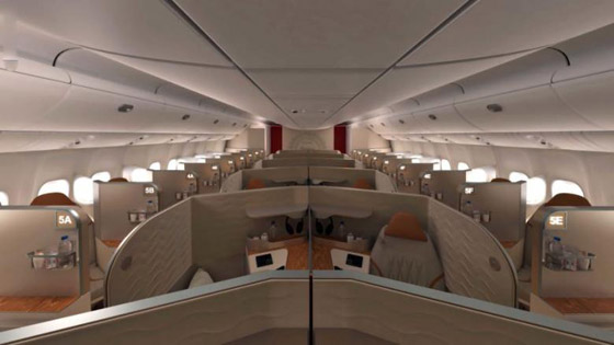 هل هذا أفضل تصميم لمقاعد مقصورة درجة رجال الأعمال بالطائرات؟ صورة رقم 3