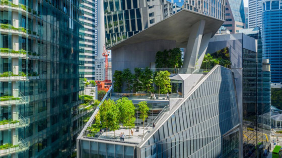 بالصور: افتتاح برج بتصميم غريب محيّر بأسلوب هندسي فريد في سنغافورة صورة رقم 1