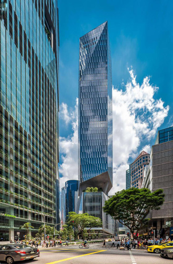 بالصور: افتتاح برج بتصميم غريب محيّر بأسلوب هندسي فريد في سنغافورة صورة رقم 3