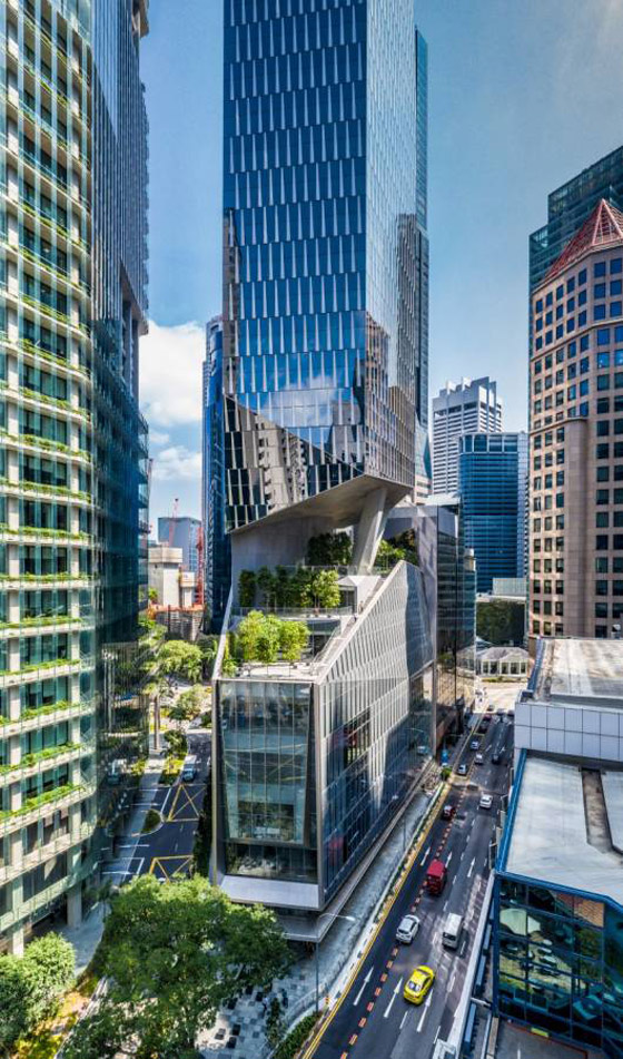 بالصور: افتتاح برج بتصميم غريب محيّر بأسلوب هندسي فريد في سنغافورة صورة رقم 7