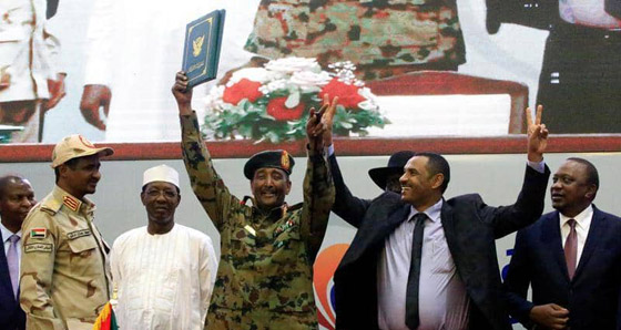 البرهان يؤدي اليمين رئيسا للمجلس السيادي السوداني صورة رقم 4