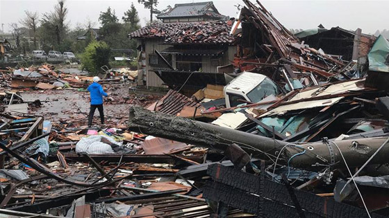 إعصار اليابان.. عدد القتلى بازدياد وتحذير للملايين بالإجلاء صورة رقم 20