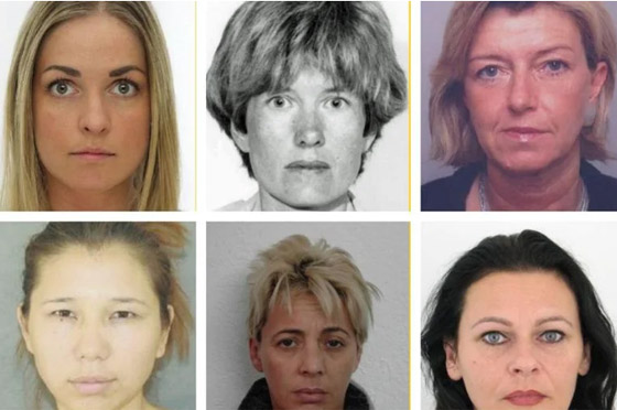 البحث عن «أخطر» النساء في أوروبا.. تم تعميم صور وجوههن في 21 دولة صورة رقم 2