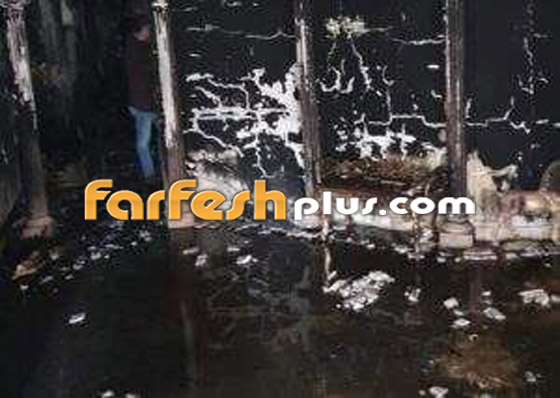  صورة رقم 16 - فيديو وصور: احتراق منزل إيهاب توفيق ووفاة والده مخنوقا بالدخان!