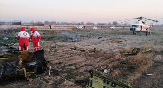 الطائرة الأوكرانية: إيران تعتقل شخصا صور لحظة وقوع الحادث صورة رقم 5