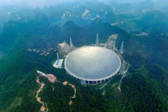 الصين تشغل التلسكوب العملاق.. قطره يعادل 30 ملعبا لكرة القدم صورة رقم 1