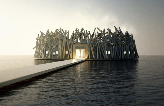 بالصور: افتتاح فندق عائم فاخر جديد يطفو على سطح المياه في السويد صورة رقم 6