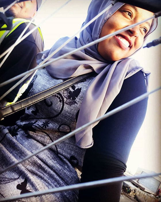 صور شابة تونسية سافرت بالدراجة لمكة في 53 يوما لأداء العمرة صورة رقم 5