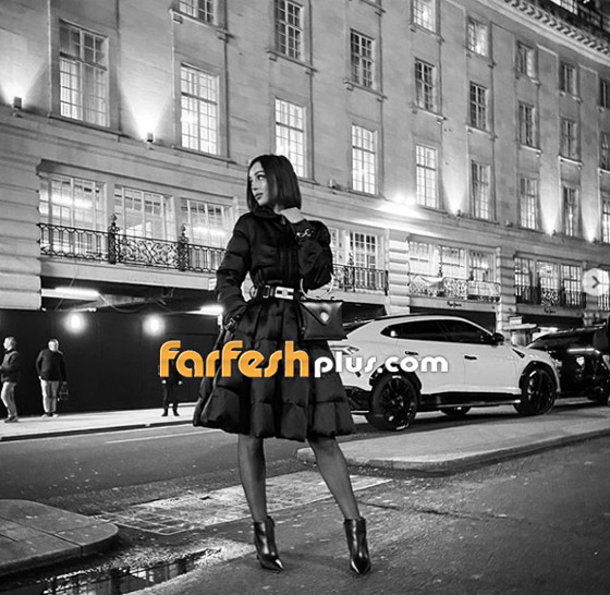 صور بسمة بوسيل زوجة تامر حسني بـ3 اطلالات مميزة في لندن صورة رقم 3