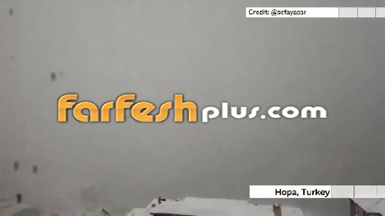 رجل يوثق فيديو يحبس الأنفاس لعاصفة ثلجية وهي تزحف باتجاه المدينة صورة رقم 5