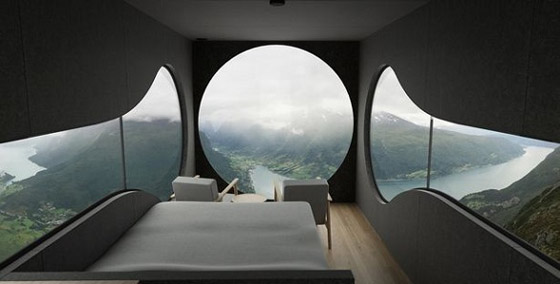 كابينات مدهشة للنوم في أحضان الطبيعة بالنرويج صورة رقم 2