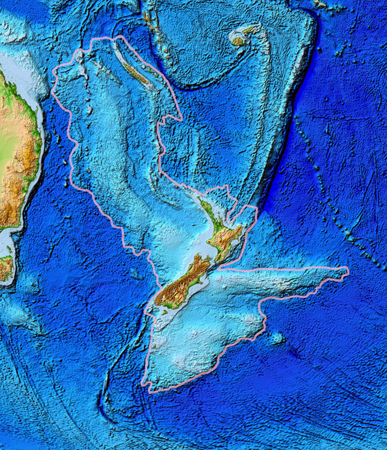 علماء يحددون حجم ومكان القارة الثامنة الغارقة تحت مياه المحيط الهادي صورة رقم 2