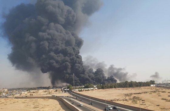 انفجار ماسورة خط بترول يتسبب في حريق هائل ومدمر في مصر صورة رقم 7
