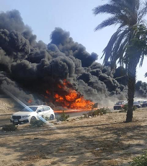 انفجار ماسورة خط بترول يتسبب في حريق هائل ومدمر في مصر صورة رقم 15