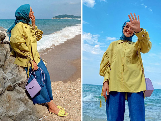 الأصفر الزعفراني والأزرق بينها.. أبرز ألوان الملابس النسائية لصيف 2020 صورة رقم 2