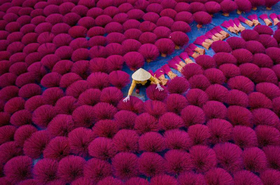 صور مدهشة: مشاهد مبهرة من الألوان الزاهية في قرية البخور في فيتنام صورة رقم 3