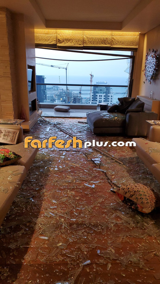 انفجار لبنان: أضرار جسيمة بمنازل 9 نجوم منهم هيفاء، إليسا وراغب! صور وفيديو صورة رقم 18