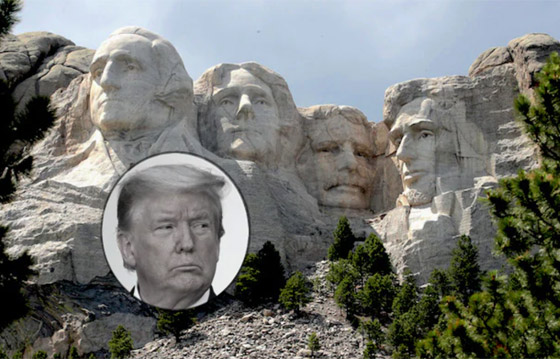 هل سيتم وضع صورة ترامب على جبل راشمور مع الرؤساء العظماء؟ صورة رقم 9