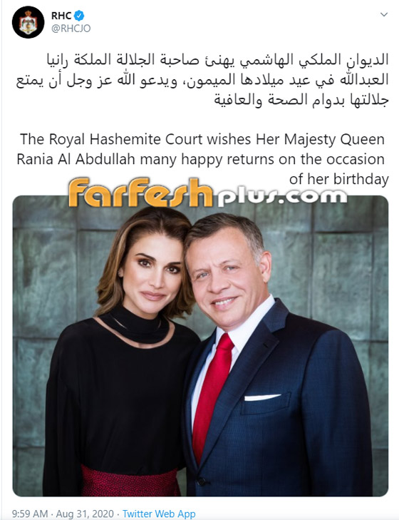 الملكة رانيا تحتفل بعيد ميلادها الخمسين بإطلالة مميزة بالأبيض.. صور صورة رقم 3