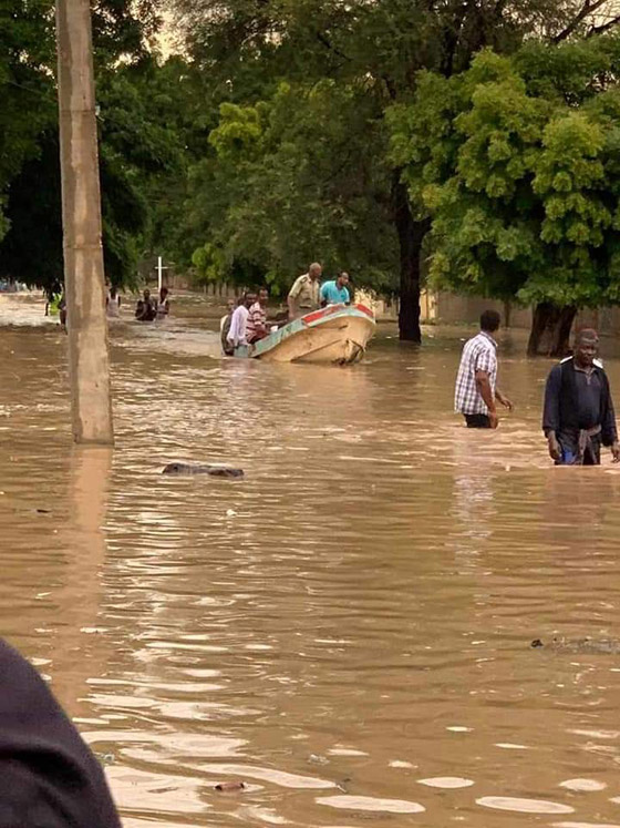 مشاهد مرعبة.. قرى ومدن سودانية تغرق في الفيضان صورة رقم 4