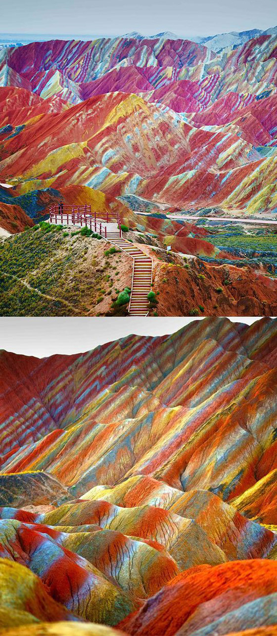جبال دنكسيا في الصين: ملونة بقوس قزح كلوحة زيتية ويعشقها السياح صورة رقم 13