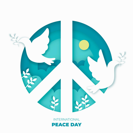 كورونا العدو المشترك للبشرية في يوم السلام العالمي صورة رقم 2