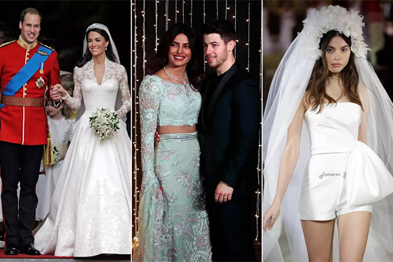 بالصور: تعرفوا إلى تطور فستان الزفاف على مدى الـ100 عام الأخيرة صورة رقم 10