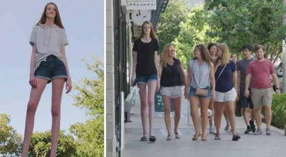 فيديو وصور: فتاة تمتلك أطول ساقين في العالم.. يزيد طولها على مترين! صورة رقم 10