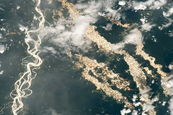 صور نادرة تكشف أنهار الذهب في غابات الأمازون تخفي جانبا مظلما صورة رقم 1