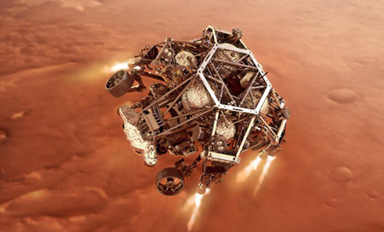 ناسا تحتفل بنجاح هبوط مركبة المثابرة على سطح المريخ (الكوكب الأحمر) صورة رقم 11