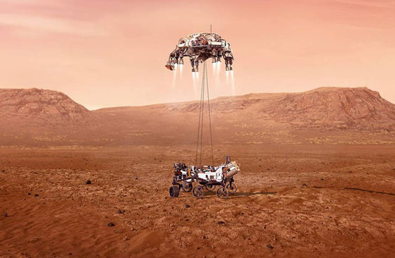 ناسا تحتفل بنجاح هبوط مركبة المثابرة على سطح المريخ (الكوكب الأحمر) صورة رقم 6