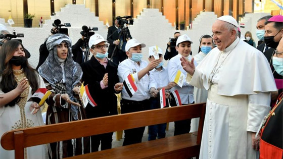 البابا فرنسيس يزور مناطق خضعت لسيطرة تنظيم الدولة شمالي العراق صورة رقم 1