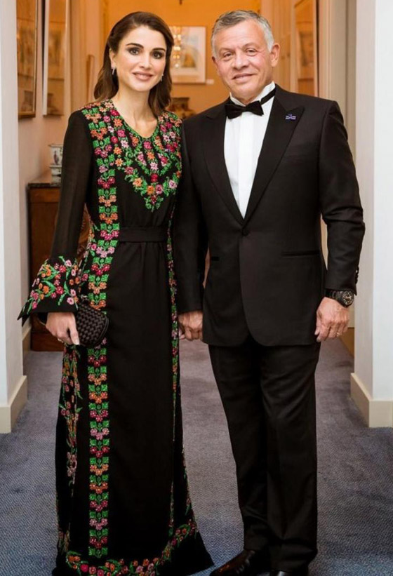 الثوب الأردني التقليدي على الملكة رانيا: التراث الأصيل في أبهى صوره صورة رقم 9